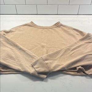 BDG Urban Outfitters women’s  Beige Crop Sweatshirt